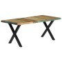 Mesa de comedor de madera maciza reciclada 180x90x76 cm de vidaXL, Mesas de cocina y de comedor - Ref: Foro24-283782, Precio:...