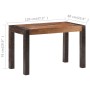 Solid rough mango wood dining table 120x60x76 cm by vidaXL, Kitchen and dining tables - Ref: Foro24-289653, Price: 309,99 €, ...