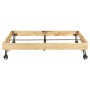 Estructura de cama de madera maciza de mango 160x200 cm de vidaXL, Camas y somieres - Ref: Foro24-285914, Precio: 283,64 €, D...