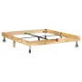 Estructura de cama de madera maciza de mango 160x200 cm de vidaXL, Camas y somieres - Ref: Foro24-285914, Precio: 283,64 €, D...