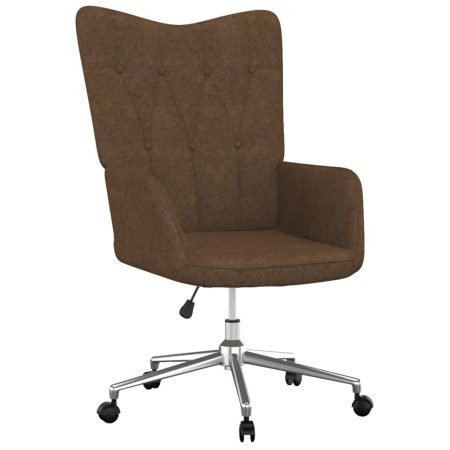 Silla de relajación de tela marrón de vidaXL, Sillones - Ref: Foro24-327636, Precio: 79,86 €, Descuento: %