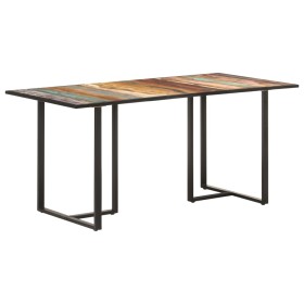 Mesa de comedor de madera maciza reciclada 160 cm de vidaXL, Mesas de cocina y de comedor - Ref: Foro24-320694, Precio: 265,3...