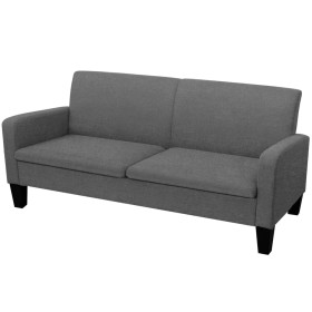 3-seater sofa 180x65x76 cm dark gray by vidaXL, Sofas - Ref: Foro24-244712, Price: 323,99 €, Discount: %