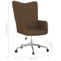 Silla de relajación de tela marrón de vidaXL, Sillones - Ref: Foro24-327636, Precio: 79,86 €, Descuento: %