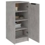 Mueble zapatero madera contrachapada gris hormigón 30x35x70 cm de vidaXL, Zapateros y organizadores de calzado - Ref: Foro24-...