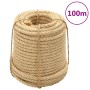 Cuerdas de sisal 5 uds 20 mm 100 m de vidaXL, Sogas y cuerdas metálicas - Ref: Foro24-3196233, Precio: 1,00 €, Descuento: %