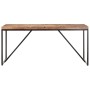 Solid acacia and mango wood dining table 160x70x76 cm by vidaXL, Kitchen and dining tables - Ref: Foro24-323550, Price: 262,1...