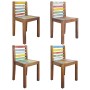 Dining chairs 4 units recycled solid wood by vidaXL, dining chairs - Ref: Foro24-326180, Price: 350,69 €, Discount: %