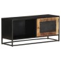 Mueble para TV de madera maciza de mango rugosa 90x30x40 cm de vidaXL, Muebles TV - Ref: Foro24-323150, Precio: 147,58 €, Des...