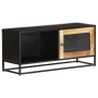 Mueble para TV de madera maciza de mango rugosa 90x30x40 cm de vidaXL, Muebles TV - Ref: Foro24-323150, Precio: 147,58 €, Des...