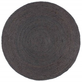 Dark Gray Round Handwoven Jute Rug 210cm by vidaXL, Rugs - Ref: Foro24-343597, Price: 114,08 €, Discount: %