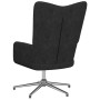 Relaxsessel mit Fußstütze aus schwarzem Stoff von vidaXL, Sessel - Ref: Foro24-327606, Preis: 90,23 €, Rabatt: %