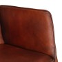 Brown genuine leather rocking chair with stool by vidaXL, Rocking chairs - Ref: Foro24-339696, Price: 149,68 €, Discount: %