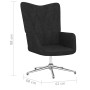 Relaxation chair with footrest black fabric by vidaXL, Armchairs - Ref: Foro24-327606, Price: 90,99 €, Discount: %