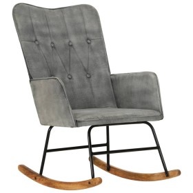 Gray Vintage Canvas Rocking Chair by vidaXL, Rocking chairs - Ref: Foro24-339685, Price: 112,99 €, Discount: %