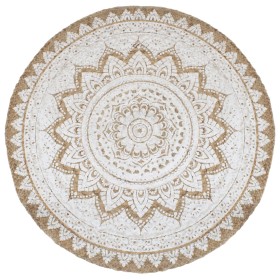 Round printed braided jute rug 210 cm by vidaXL, Rugs - Ref: Foro24-343588, Price: 126,99 €, Discount: %