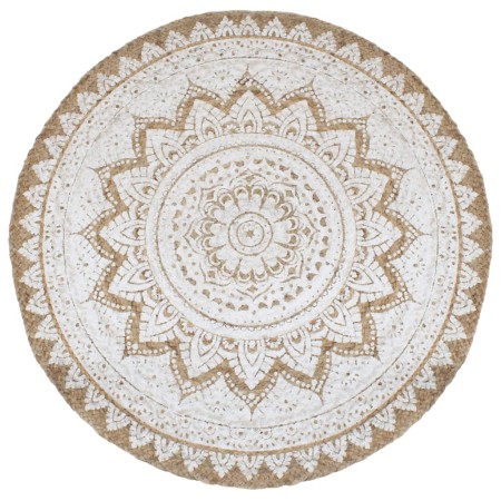 Round printed braided jute rug 210 cm by vidaXL, Rugs - Ref: Foro24-343588, Price: 126,53 €, Discount: %