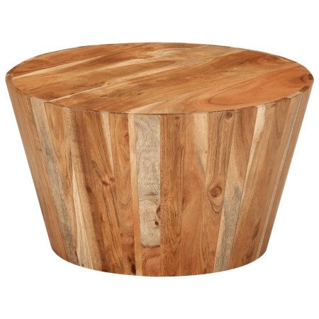 Mesa de centro de madera maciza de acacia Ø52x30 cm de vidaXL, Mesas de centro - Ref: Foro24-353891, Precio: 139,23 €, Descue...