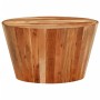 Mesa de centro de madera maciza de acacia Ø52x30 cm de vidaXL, Mesas de centro - Ref: Foro24-353891, Precio: 139,23 €, Descue...