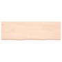 Untreated solid oak wood wall shelf 160x50x(2-6) cm by vidaXL, Shelves and shelves - Ref: Foro24-363593, Price: 85,50 €, Disc...