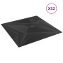 12 Stück XPS Stern Wandpaneele schwarz 50x50 cm 3 m² von vidaXL, Wandverkleidung - Ref: Foro24-356934, Preis: 39,47 €, Rabatt: %