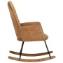 Vintage brown canvas rocking chair by vidaXL, Rocking chairs - Ref: Foro24-339684, Price: 125,99 €, Discount: %