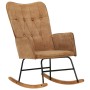 Vintage brown canvas rocking chair by vidaXL, Rocking chairs - Ref: Foro24-339684, Price: 125,99 €, Discount: %