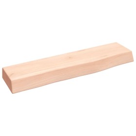 Untreated solid oak wood wall shelf 40x10x4 cm by vidaXL, Shelves and shelves - Ref: Foro24-363501, Price: 17,65 €, Discount: %