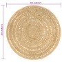 Handmade braided jute rug, 210 cm by vidaXL, Rugs - Ref: Foro24-343612, Price: 99,38 €, Discount: %