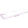 Wandregal aus unbehandeltem massivem Eichenholz, 180 x 50 x (2–6) cm von vidaXL, Regale und Regale - Ref: Foro24-363601, Prei...