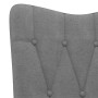 Dark Gray Fabric Relaxation Chair with Footrest by vidaXL, Armchairs - Ref: Foro24-327601, Price: 90,99 €, Discount: %