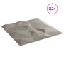 Wall panels 24 pcs concrete gray diamond 50x50cm XPS 6 m² by vidaXL, Wall covering - Ref: Foro24-356927, Price: 70,93 €, Disc...