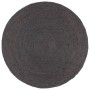 Hand-woven dark gray round jute rug 180 cm by vidaXL, Rugs - Ref: Foro24-343596, Price: 99,30 €, Discount: %