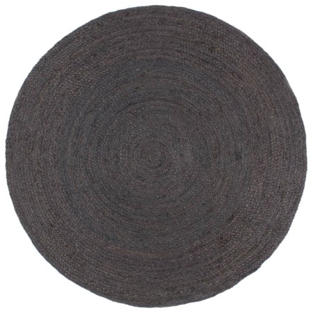 Hand-woven dark gray round jute rug 180 cm by vidaXL, Rugs - Ref: Foro24-343596, Price: 90,99 €, Discount: %