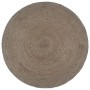 Gray Round Handwoven Jute Rug 240cm by vidaXL, Rugs - Ref: Foro24-343595, Price: 154,50 €, Discount: %