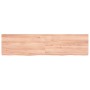 Estante pared madera roble tratada marrón claro 160x40x(2-6) cm de vidaXL, Estantes y estanterías - Ref: Foro24-363711, Preci...