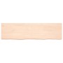 Estante de pared madera maciza roble sin tratar 180x50x(2-4) cm de vidaXL, Estantes y estanterías - Ref: Foro24-363600, Preci...