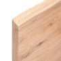 Light brown treated oak wood wall shelf 200x60x(2-4) cm by vidaXL, Shelves and shelves - Ref: Foro24-363730, Price: 131,70 €,...