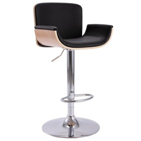 Black synthetic leather kitchen stool by vidaXL, Kitchen stools - Ref: Foro24-287378, Price: 101,36 €, Discount: %