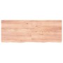 Estante pared madera roble tratada marrón claro 160x60x(2-4) cm de vidaXL, Estantes y estanterías - Ref: Foro24-363714, Preci...