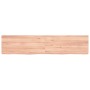 Light brown treated oak wood wall shelf 180x40x(2-6) cm by vidaXL, Shelves and shelves - Ref: Foro24-363719, Price: 92,95 €, ...