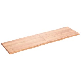 Wall shelf made of light brown treated oak wood, 180x50x(2-4) cm by vidaXL, Shelves and shelves - Ref: Foro24-363720, Price: ...