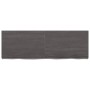 Dark brown treated oak wood wall shelf 120x40x(2-6)cm by vidaXL, Shelves and shelves - Ref: Foro24-363815, Price: 62,99 €, Di...