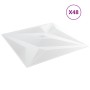 Paneles de pared 48 uds XPS estrella blanco 50x50 cm 12 m² de vidaXL, Recubrimiento de paredes - Ref: Foro24-356933, Precio: ...