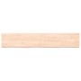 Solid untreated oak wood wall shelf 160x30x(2-6) cm by vidaXL, Shelves and shelves - Ref: Foro24-363589, Price: 60,14 €, Disc...