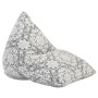 Sillón puf de tela patchwork gris claro de vidaXL, Pufs - Ref: Foro24-287730, Precio: 80,27 €, Descuento: %