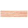 Light brown treated oak wood wall shelf 160x40x(2-4) cm by vidaXL, Shelves and shelves - Ref: Foro24-363710, Price: 69,01 €, ...