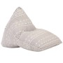 Sillón puf de tela patchwork marrón claro de vidaXL, Pufs - Ref: Foro24-287729, Precio: 108,72 €, Descuento: %