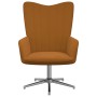 Silla de relajación de terciopelo marrón de vidaXL, Sillones - Ref: Foro24-327729, Precio: 70,34 €, Descuento: %