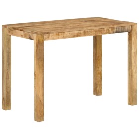 Mesa de comedor madera maciza de mango 110x55x76 cm de vidaXL, Mesas de cocina y de comedor - Ref: Foro24-350313, Precio: 157...